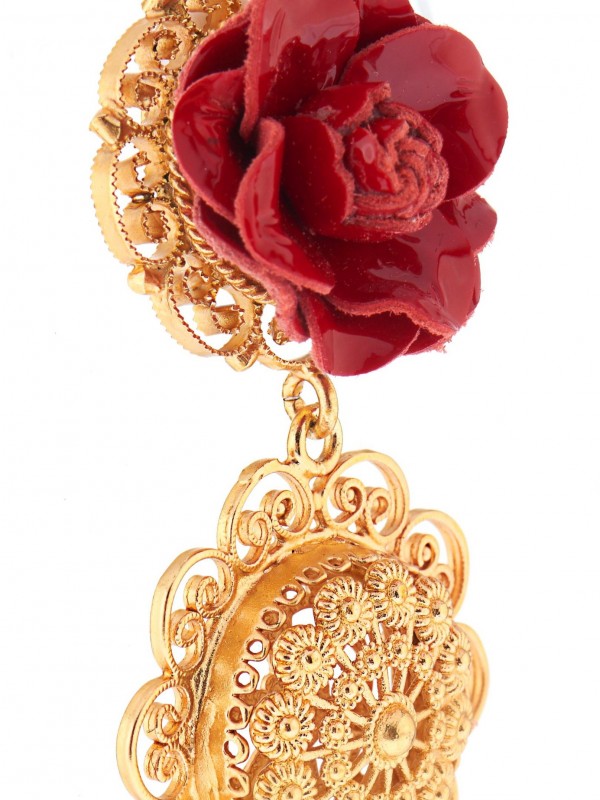 Dolce & Gabbana 黃金聖心耳環