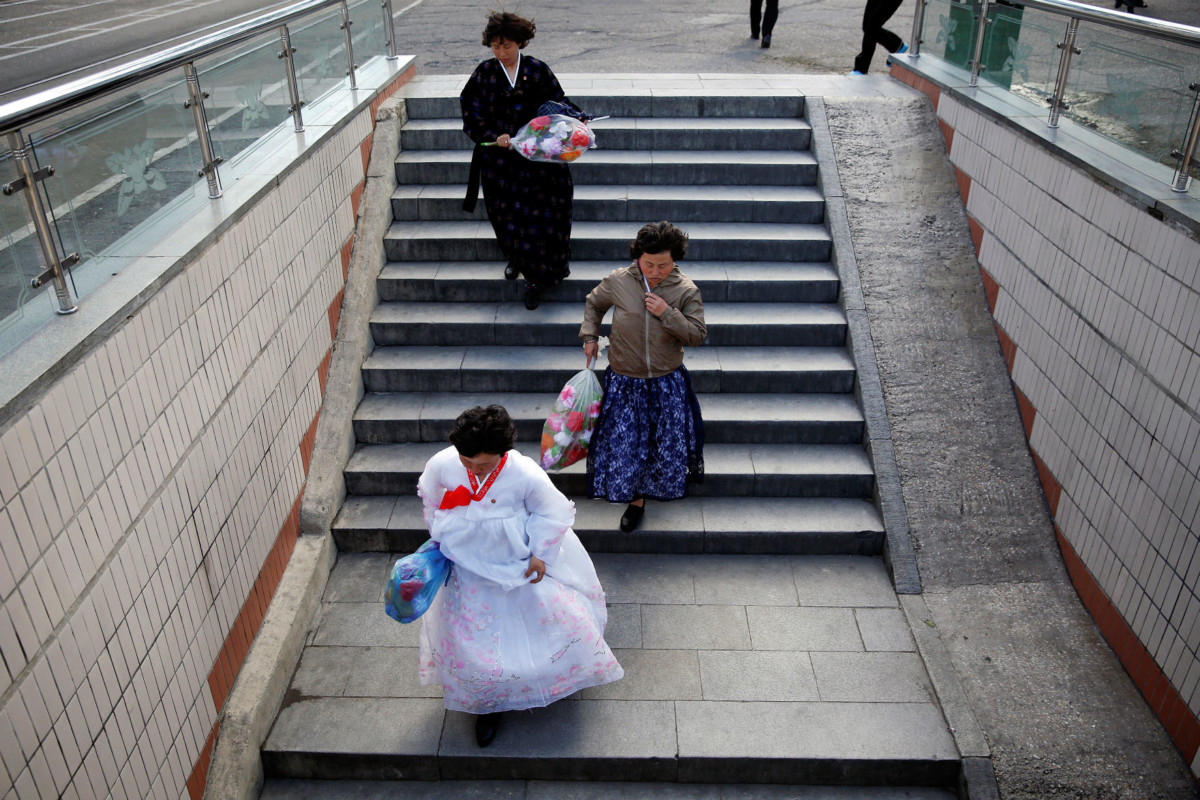人在北韓，喜慶突然變成非法。　圖片來源：路透社