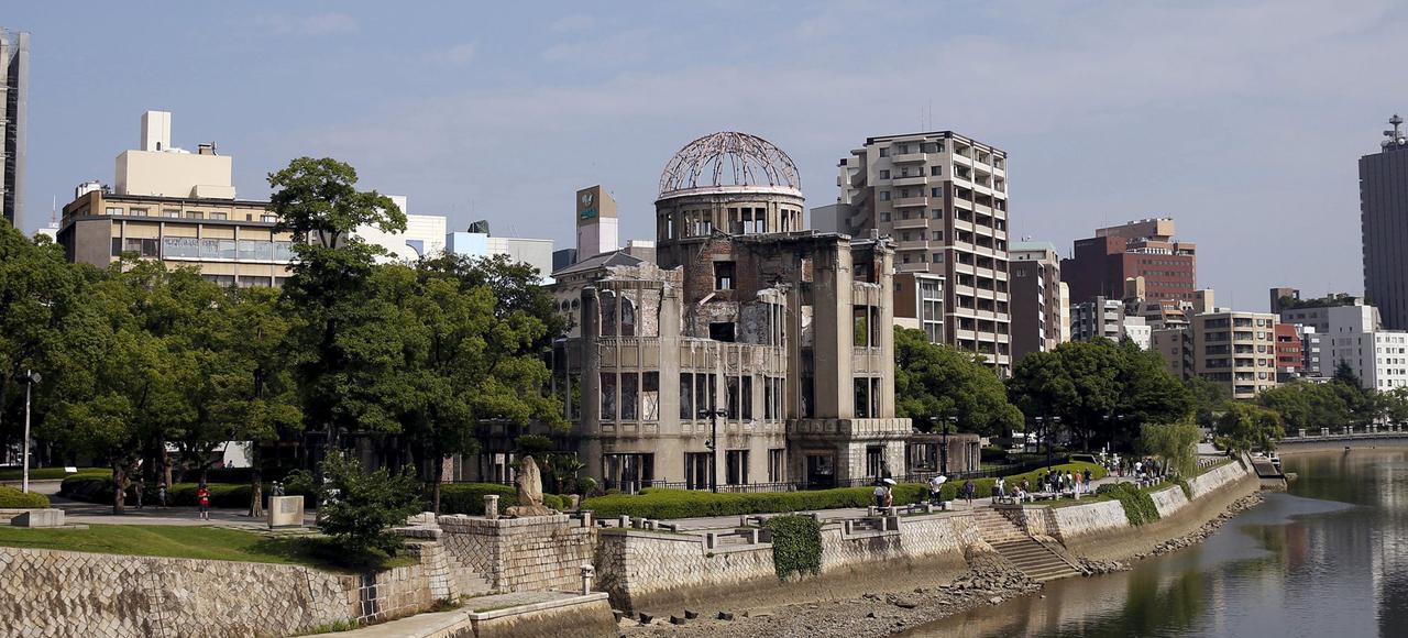 日媒早前報道，奧巴馬會在月底訪問廣島，期間將參觀原爆遺址。圖片來源：路透社