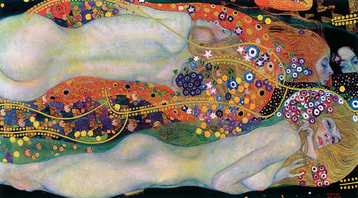 Gustav Klimt 畫作「水蛇 II」以過十億元拍出之後，從此銷聲匿跡。　圖片來源：維基百科