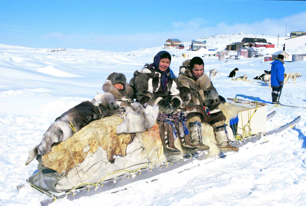 格陵蘭的原住民：紐特人。 圖片來源：wikicommons