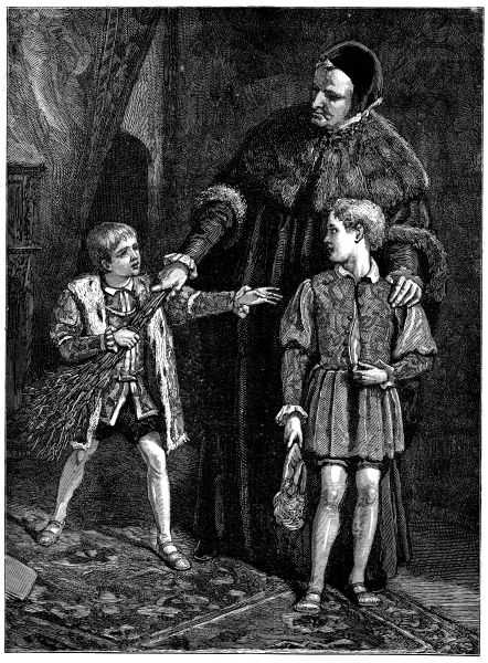 挨鞭童與王子。 圖片來源：wikicommons