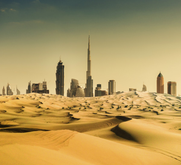 為了填出平地，杜拜成為用沙量極大的城市。 