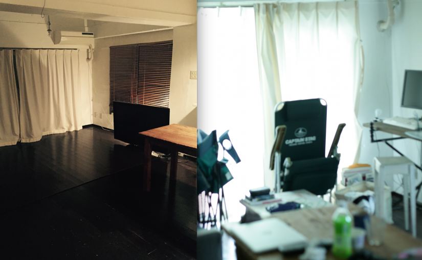 極簡主義者沼畑直樹房間的今昔對比。圖片來源 ：minimalism.jp