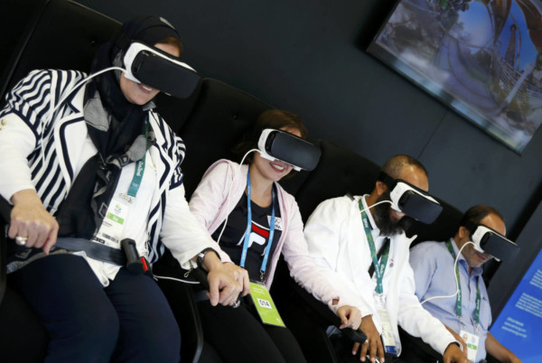 今年奧運大會將以高清 VR 技術廣播開幕和閉幕典禮，並直播賽事。　圖片來源：路透社