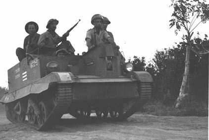 1948 年以色列的戰車　圖片來源：Wikicommons