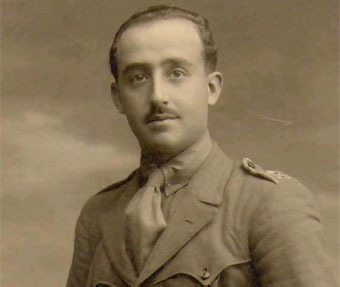 年輕時的佛朗哥（Francisco Franco）。 圖片來源：wikimedia