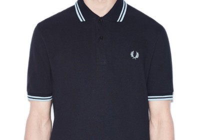 Fred Perry 的 twin tipped polo。圖片來源：Fred Perry 官方網頁