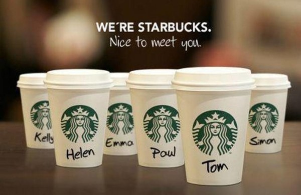 We are Starbucks. 你也是 Starbucks. 圖片來源：Pinterest