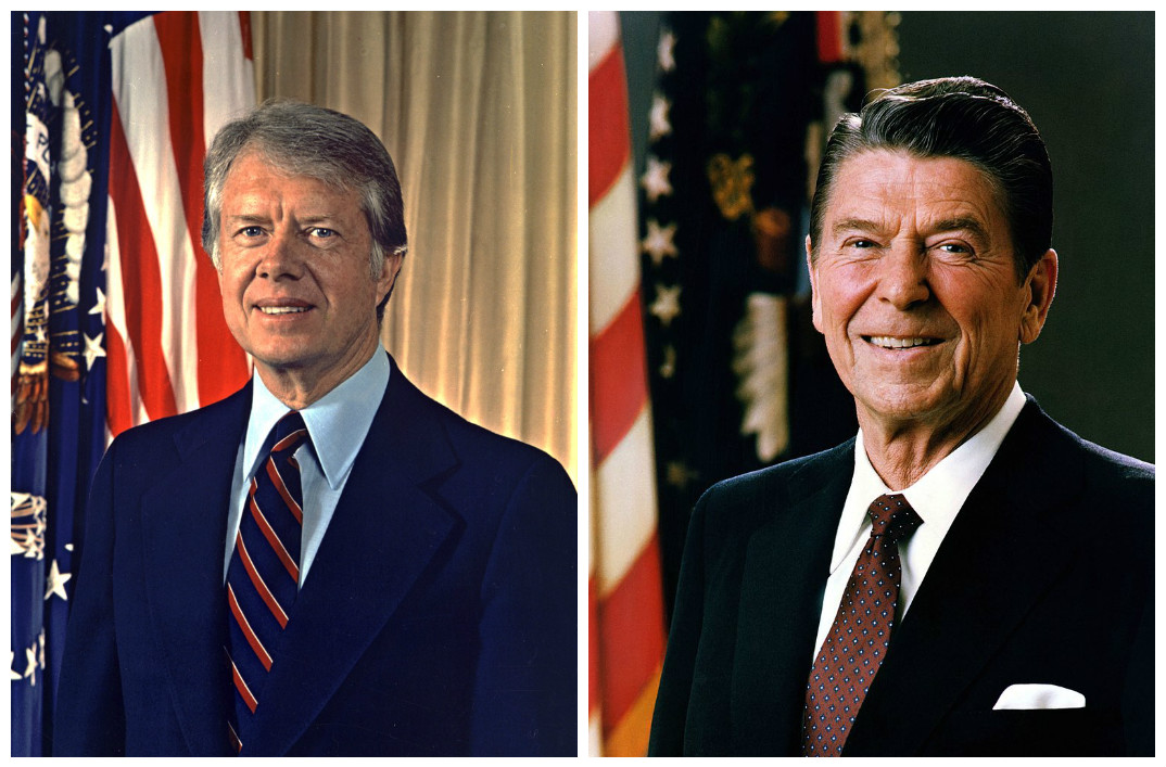 Jimmy Carter & Ronald Reagan
