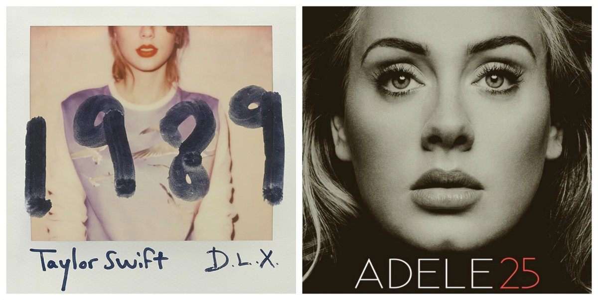 Adele 與 Taylor Swift 只賣實體碟不作串流，CD 逆市大賣。