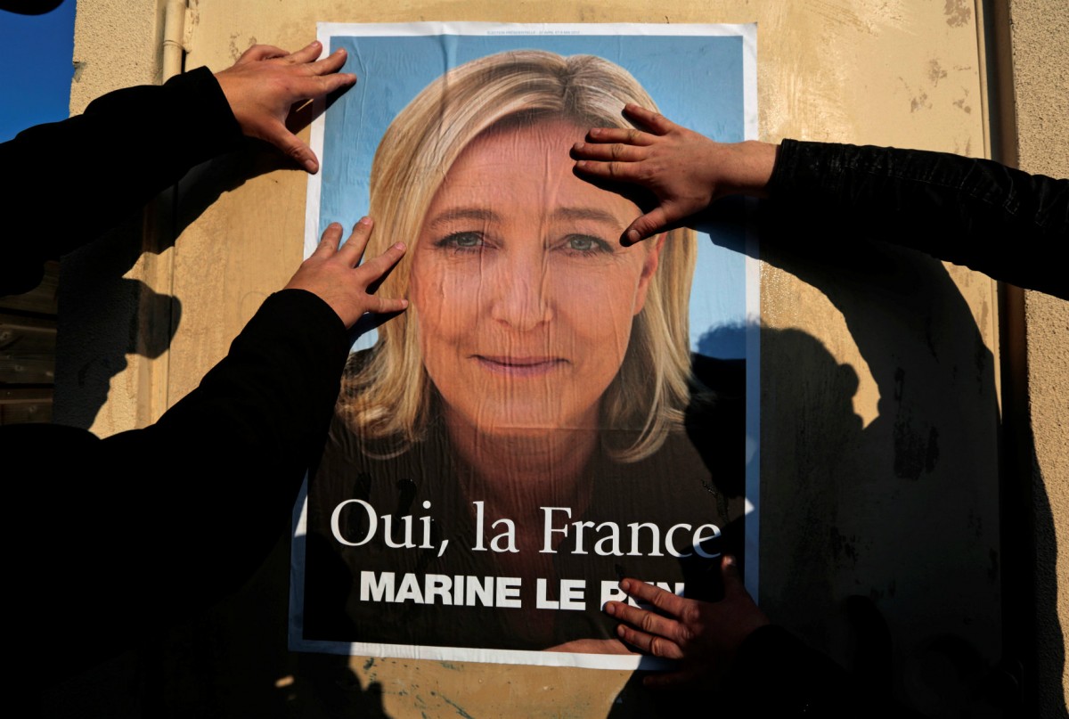 法國人會對勒龐說「好」嗎？　圖片來源：路透社