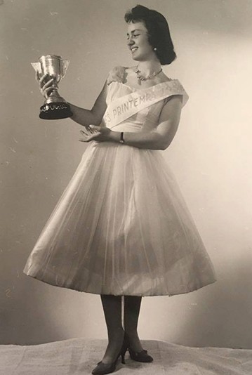 1958 年阿勒頗的選美小姐，反映了當時民眾的審美觀。