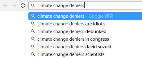 質疑氣候變化者未必是白痴，可能是世界觀作祟，又或是被收買。