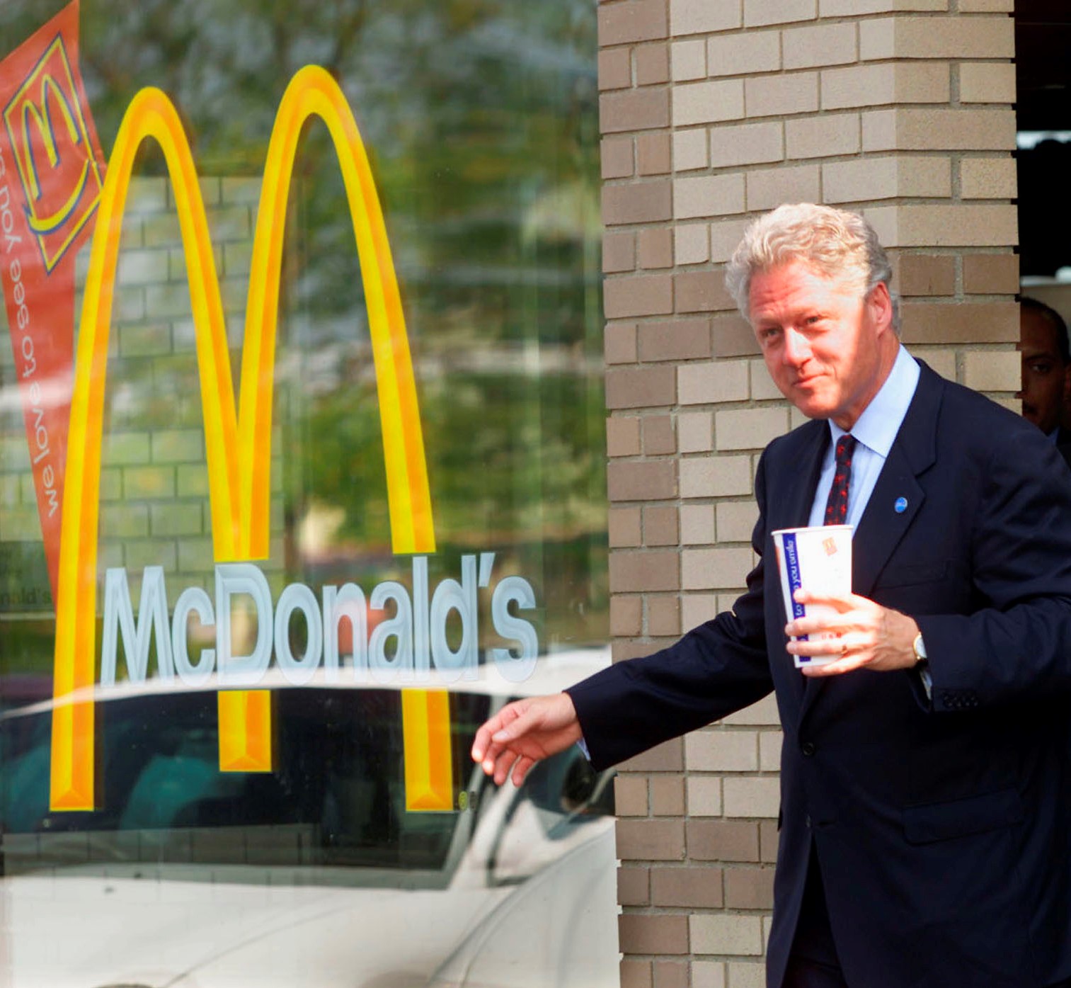 克林頓還是總統時，最愛吃麥當勞，後來為健康著想，才忍痛告別。圖片來源：路透社