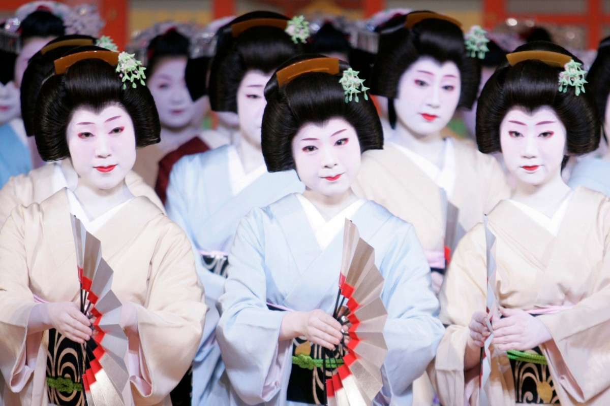 19 世紀日本藝伎素有被恩客包養的規矩。　圖片來源：路透社