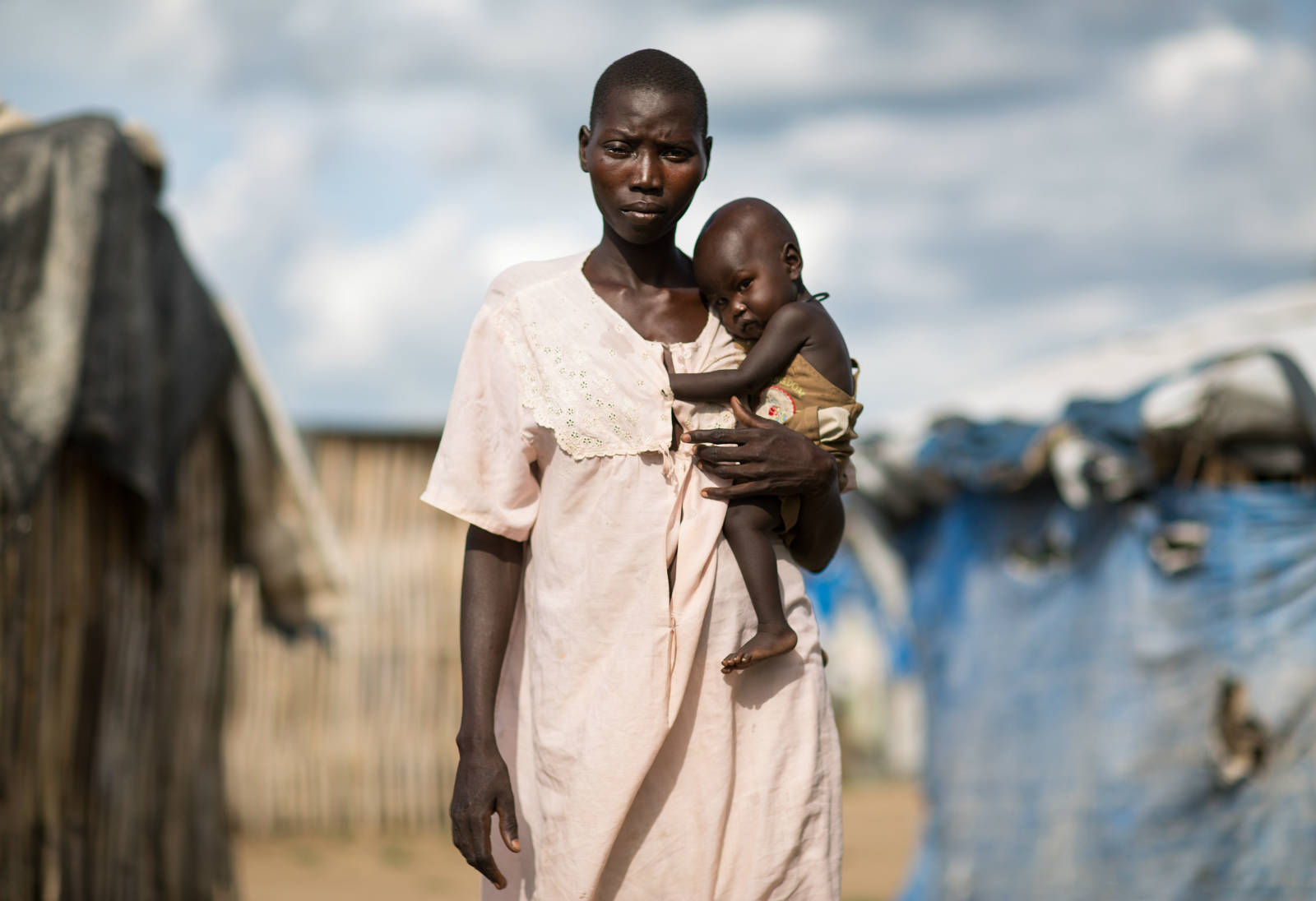 南蘇丹糧食危機是「人為」災難，把人民推到絕處，婦女及兒童最受影響。（Kieran Doherty/Oxfam）