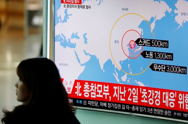 有分析指，北韓不可能勝出全面戰，但有機會訴諸導彈攻擊日韓報復，甚至出動化武傷害平民，以此逼迫外國停戰。　圖片來源：路透社