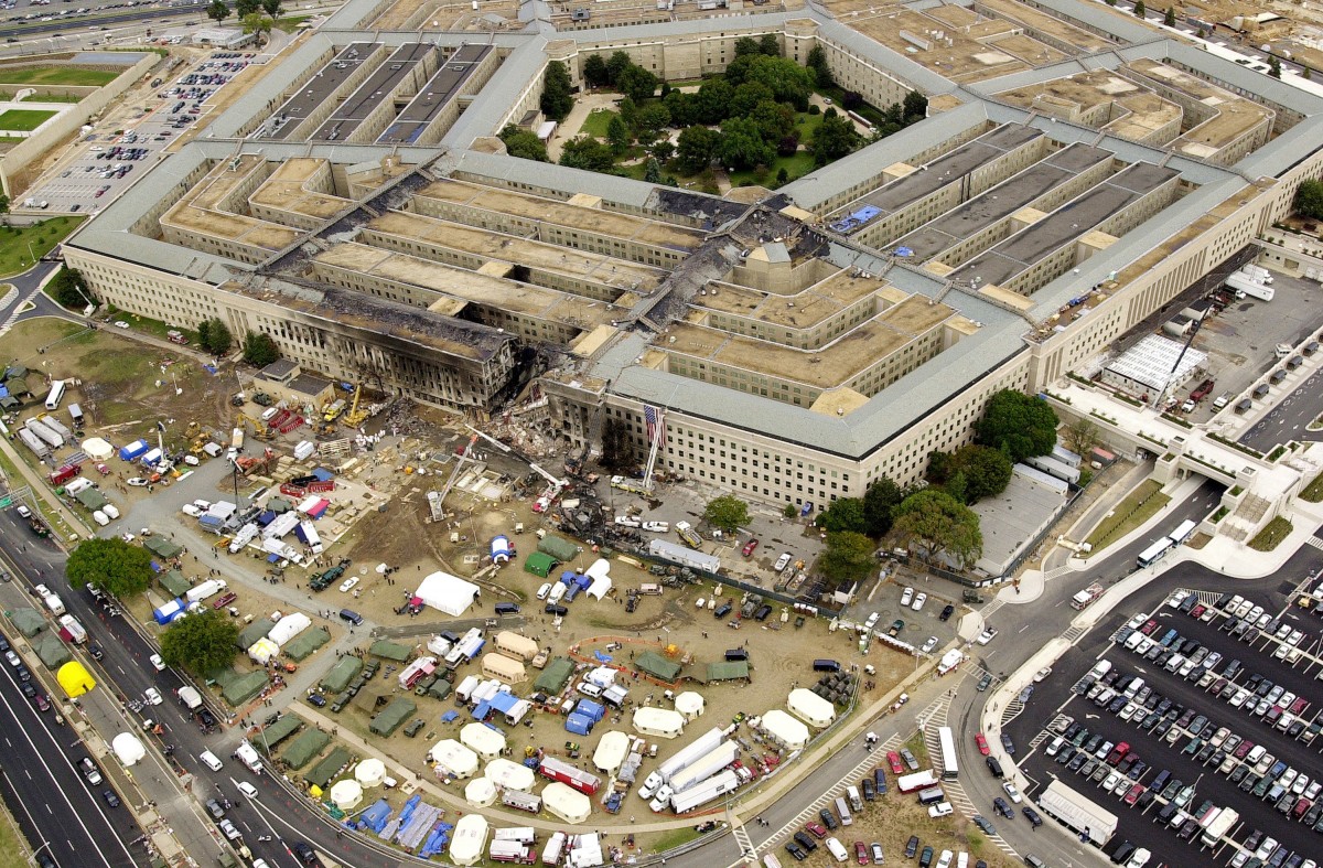 因恐襲而遭破壞的美國國防部五角大廈。 圖片來源：wikicommons