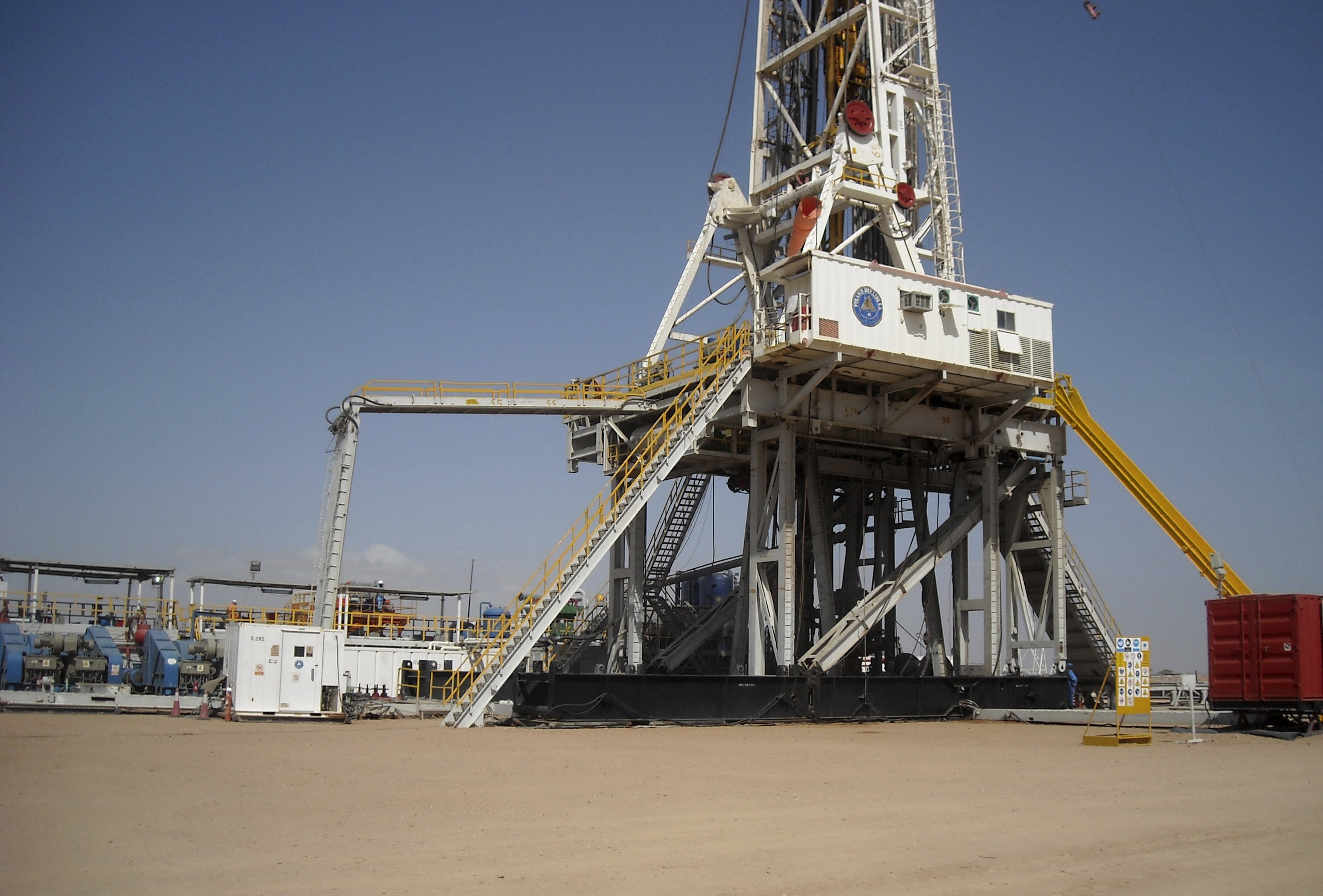 File photo of a general view showing the Paipai-1 drill site in Turkana, northern Kenya