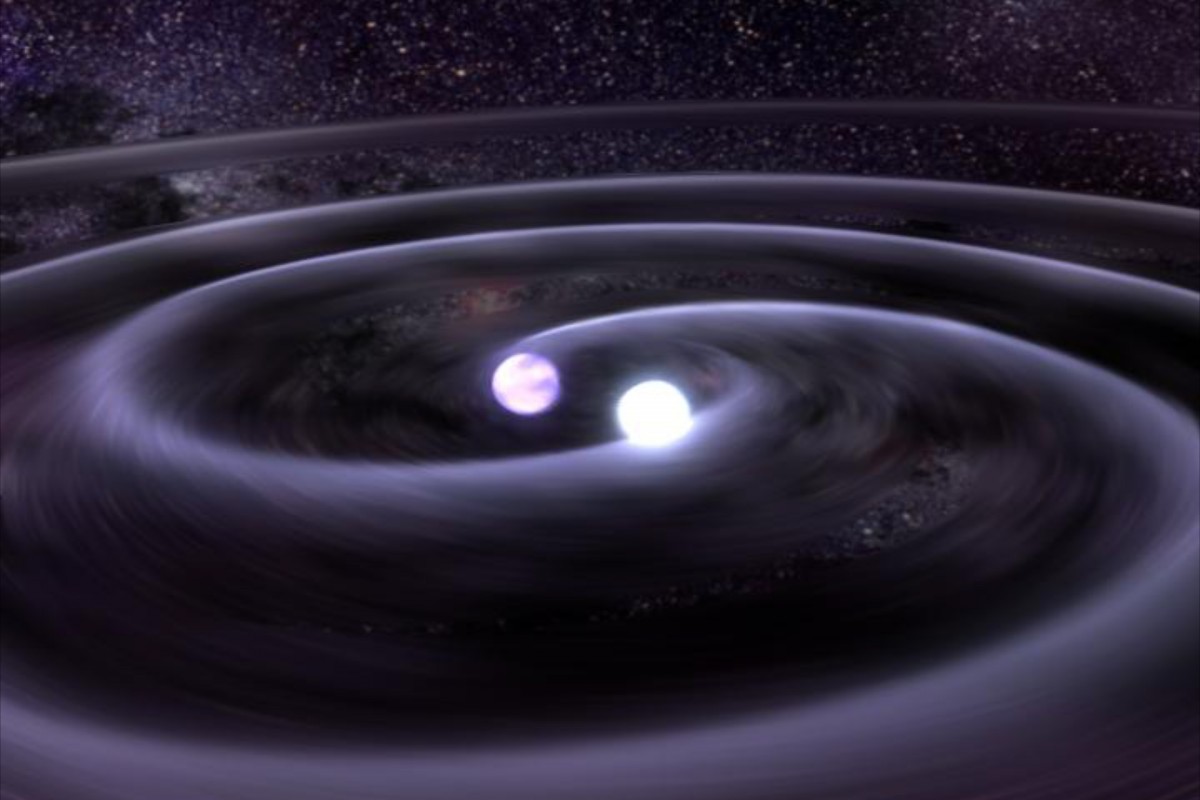 科學家首次直接探測到重力波，開啟天文學革命。　圖片來源：NASA
