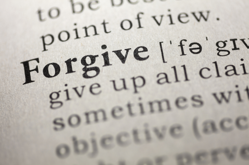 Dictionary definition of the word Forgive.