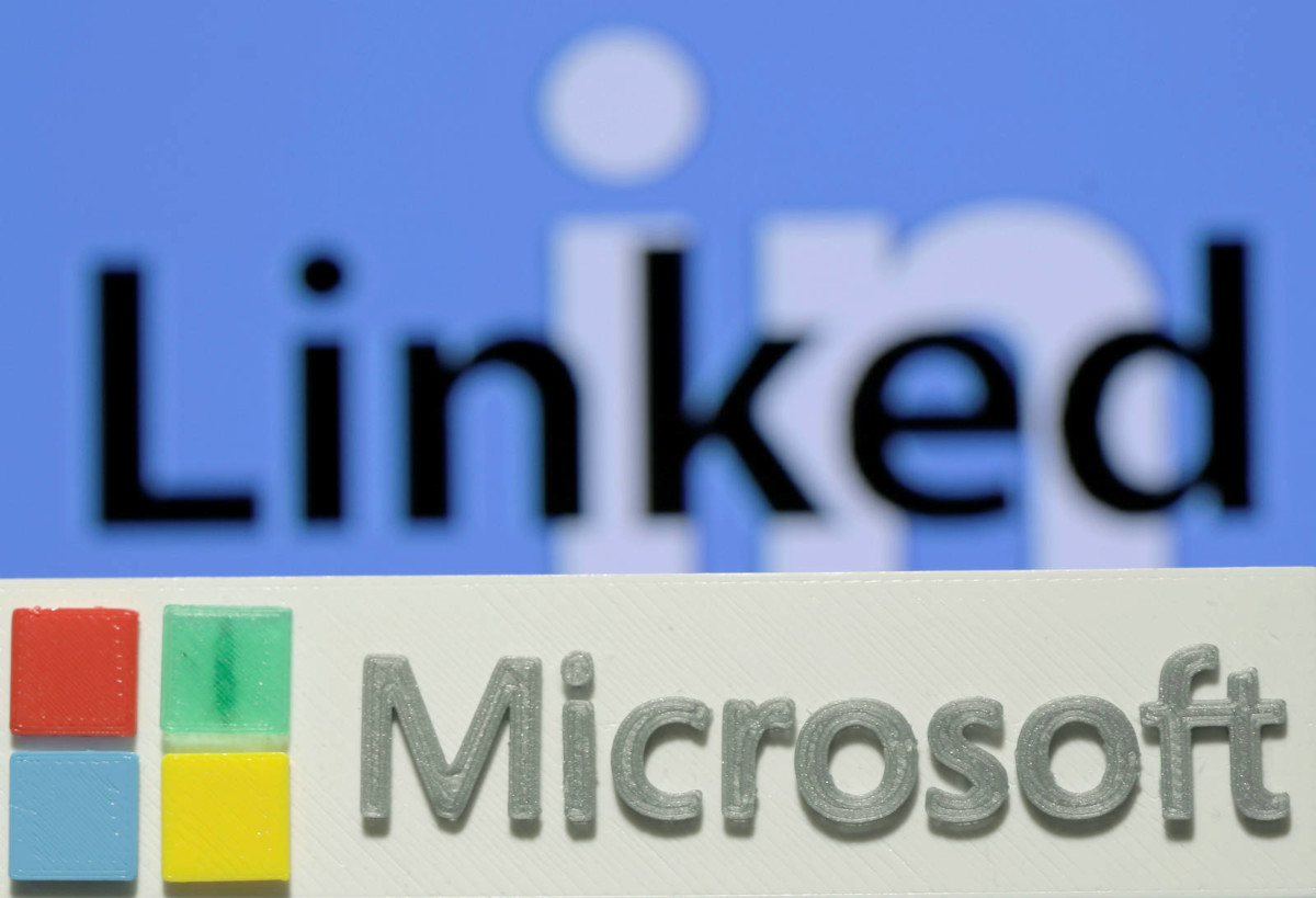 Microsoft 將以 262 億美元收購 LinkedIn。　圖片來源：路透社