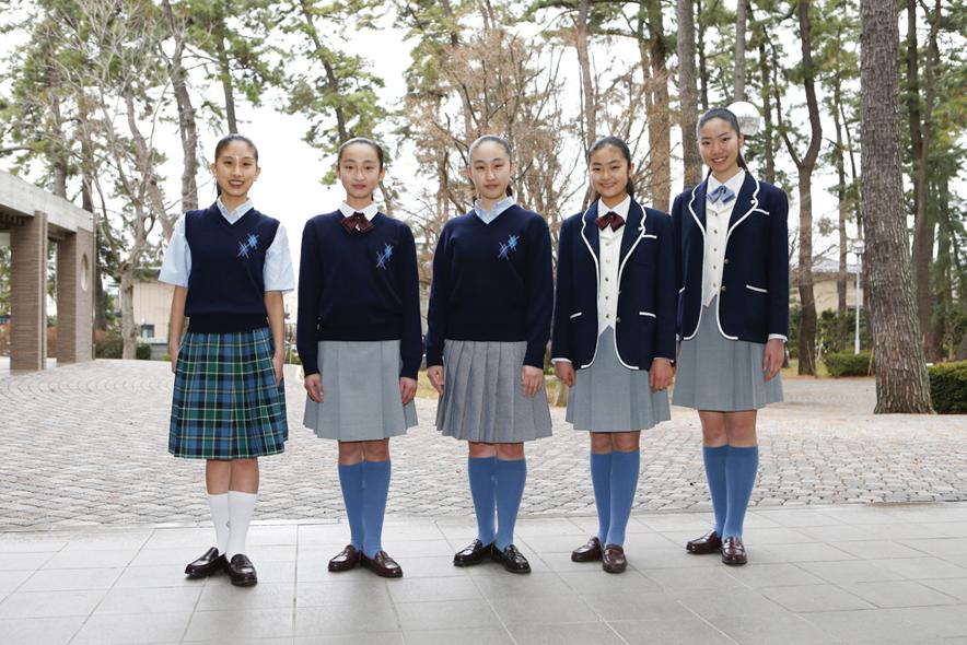 聖則濟利亞女子中學2007 年也開始轉新裝。圖片來源：jolnet.com