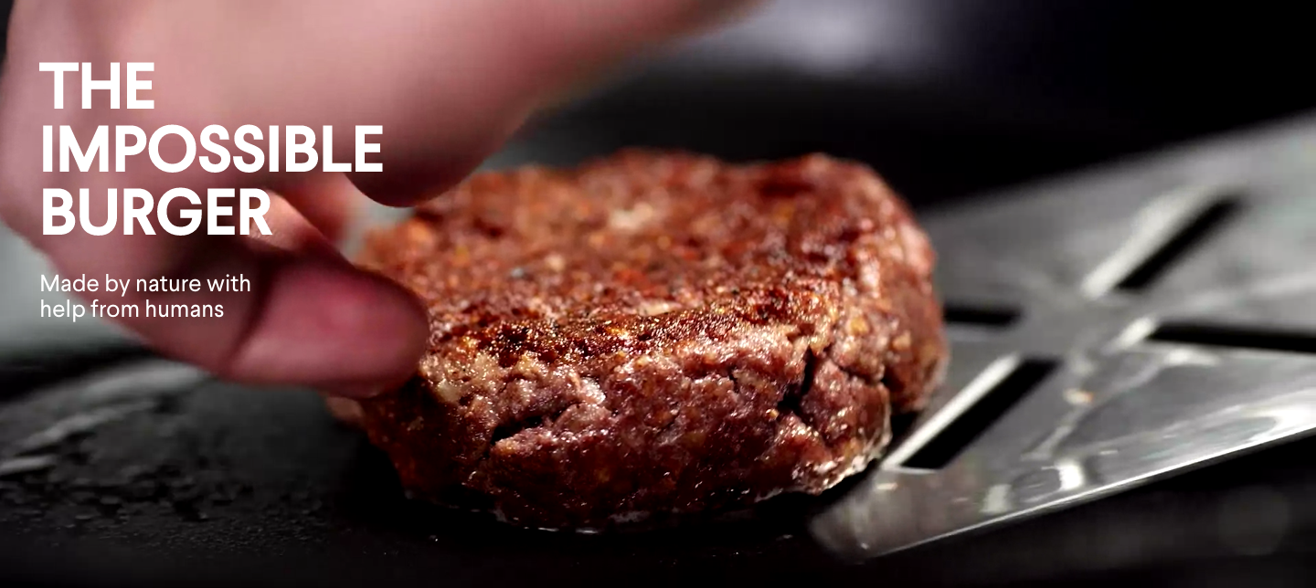 看不出是假牛扒的「人造肉」。 圖片來源：Impossible Foods 網站