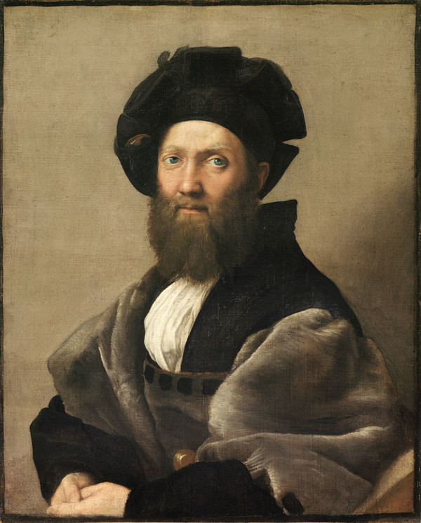 卡斯迪奧尼畫像，拉斐爾繪　圖片來源：wikicommons