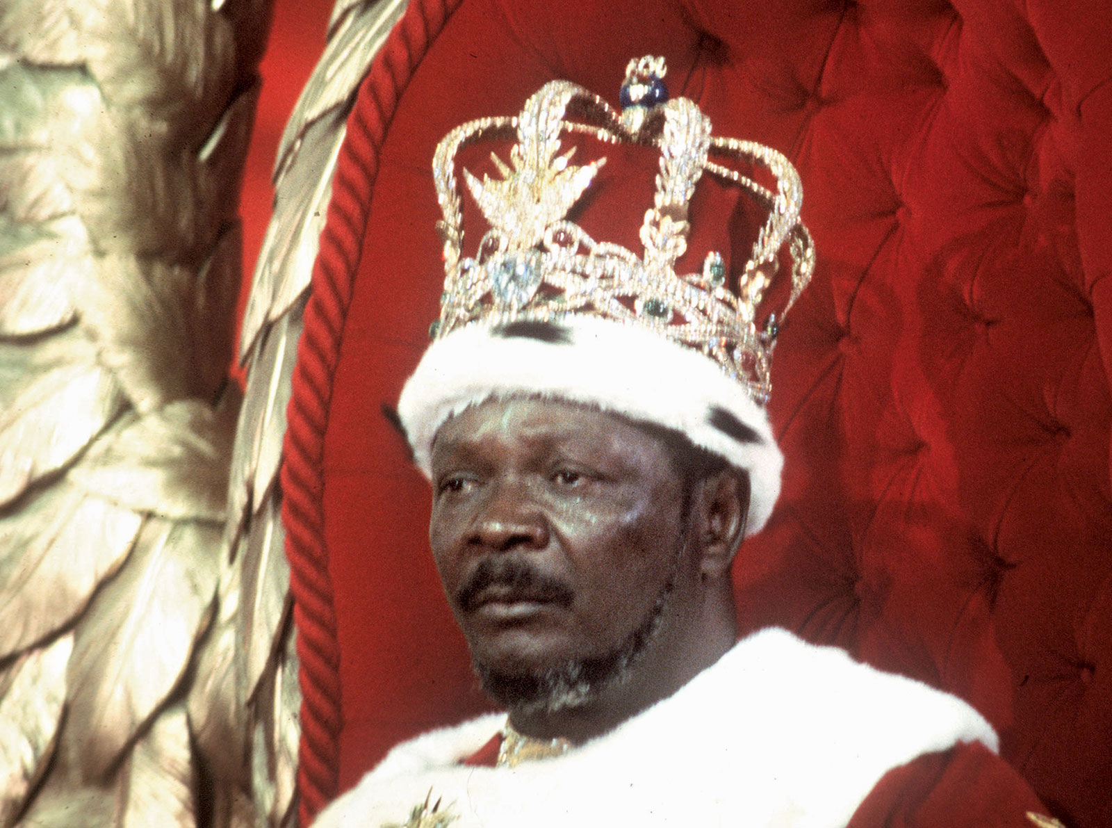 獨裁者、自立為王的卜卡薩。 圖片來源：nationalvanguard.org
