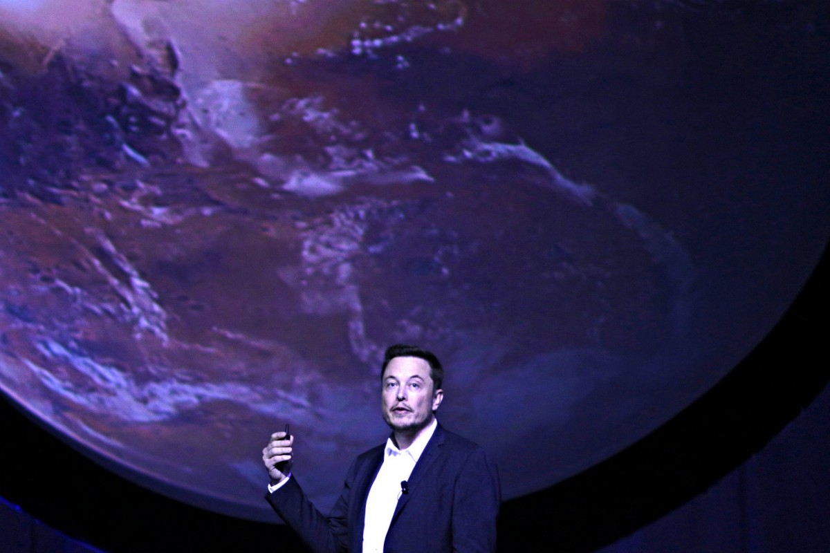 太空科技大亨 Elon Musk 月前表示，最早 2024 年即可送人類上火星。　圖片來源：路透社