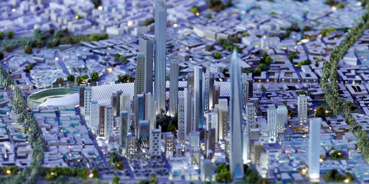 埃及的新首都模型。 圖片來源：路透社