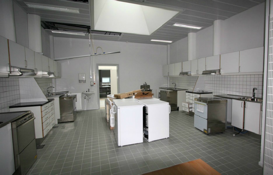 用作訓練用途的廚房　圖片來源：Teknisk Ukeblad