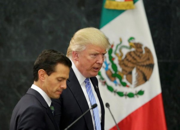 墨西哥總統早前聲明不會為美國邊境圍牆買單。　圖片來源：路透社