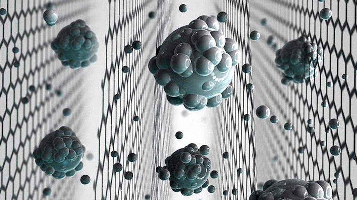 石墨烯化合物濾膜示意圖　圖片來源：英國曼徹斯特大學