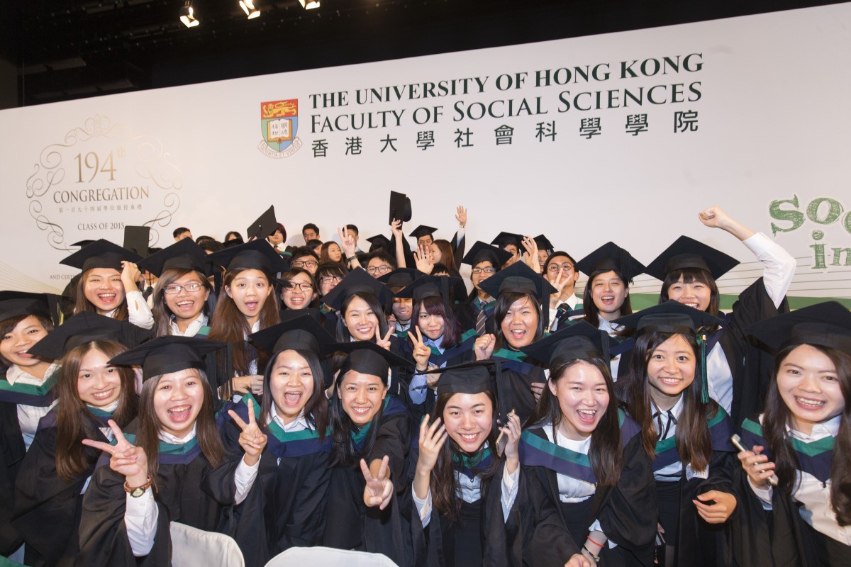 以香港大學為例，社會科學院男女比例約為 3:7；文學院更有 近 8 成為女生；工程學院男生則佔 8 成。　圖片來源：香港大學社會科學院